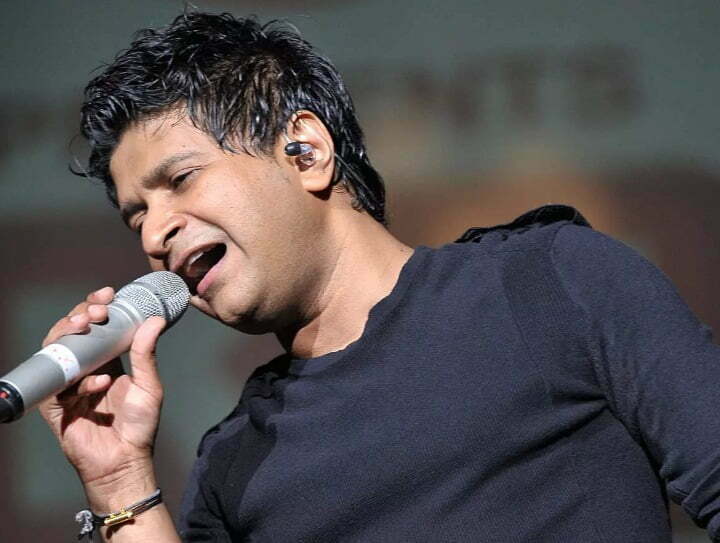 Bollywood singer KK performing in a show