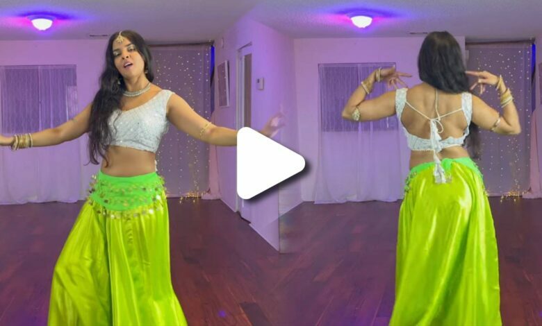 Viral video : 'রুক জা ও দিল দিওয়ানে'-তে মেয়ের 'কাতিল' বেলি ড্যান্স নোরা ফতেহির থেকে কম নয়, দেখুন ভিডিও 1 girl dance viral video