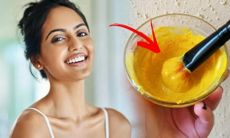 A beautiful girl smiling with her glowing skin