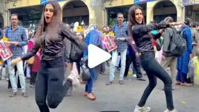 Dance Video: নিউ মার্কেটে এক ঝাঁক লোকের সামনেই 'পাঠান'এর গানে নাচ এই যুবতীর , দেখেই মাথায় হাত সকলের 6 dance video