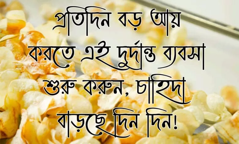 potato chips making business